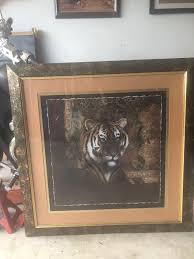 home interior tiger print in