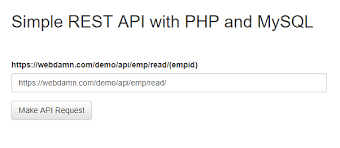 create simple rest api with php mysql