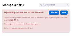 End of life operating systems