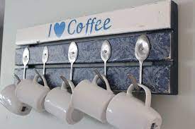 21 diy coffee racks to organize your