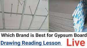 best brand for gypsum false ceiling