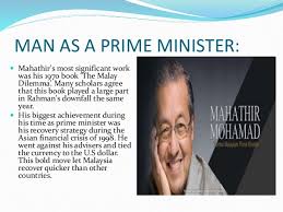Mahathir mohamad seringkali menyalahkan datuk seri najib tun razak setiap kali beliau membuka mulut sehingga ada yang melihat persengketaan mereka berdua lebih kepada bersifat peribadi. Mahatir Mohammad