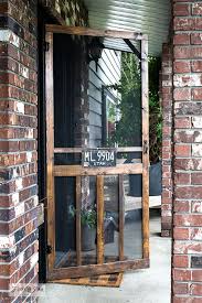 how to build a wood screen door from