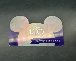 new platinum disney100 gift card at