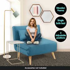 Linen Corner Sofa Bed Comfortable Chair
