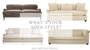 top 5 sofa styles jill shevlin design