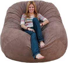 There's a new way to sit, and sacs are here to stake their claim. Amazon Com Cozy Sack 6 Feet Bean Bag Chair Large Earth Furniture Decor
