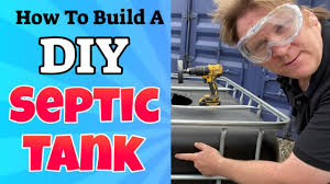 how to make a diy septic tank you
