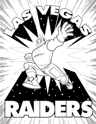 Nfl coloring pages and football coloring pages. Raiders Activities Las Vegas Raiders Raiders Com