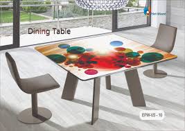 Custom Printed Glass Dining Table Top