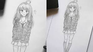 how to draw anime full body easy