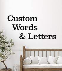 Wall Diy Wood Letters Large Wall Decor