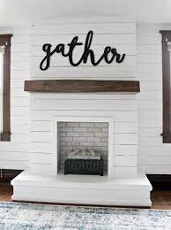Diy Shiplap Fireplace The Definery Co