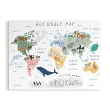 Our World Map Wall Art By Minted For