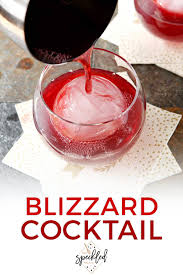 These recipes are next 👏 level 👏. The Blizzard A Cranberry Bourbon Cocktail Recipe