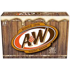 a w root beer 12 oz cans soda at