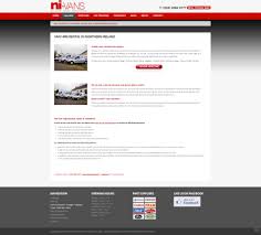 Ni Van Hire Website Design Full Screenshot_six William