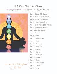 21 Day Healing Chart Jennifer Chapis
