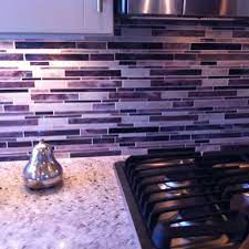Purple Tile Purple Kitchen
