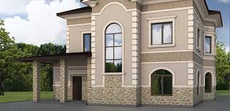 house front wall cement designs