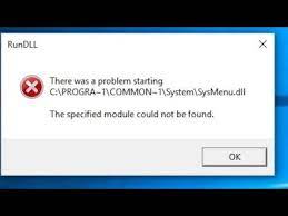 how to fix rundll error there was a