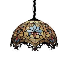 Stained Glass Bowl Shape Hanging