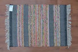 rectangular cotton and jute rugs size