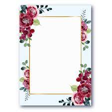 flower frame images free on