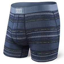 Saxx Underwear Mens Ultra Boxer Fly Pixel Stripe Underwear