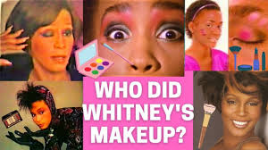 whitney houston s makeup journey a few
