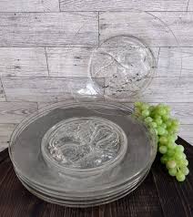 Imperial Clear Glass Fruit Salad Plates