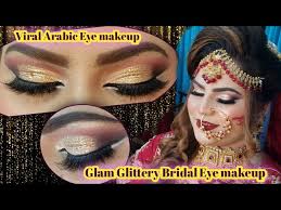 barat bridal eye makeup viral arabic