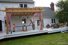 How To Build A Pergola On A Deck