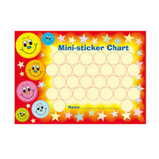 Childrens Mini Sticker Chart Kids Charts Brainwaves
