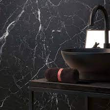 black marble effect bathroom tiles is