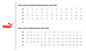 Puma Shoes Youth Size Chart Www Studiozanolla Com