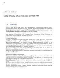 Questions and answers you will need to prepare for an interview where case study questions will be asked. Appendix D Case Study Questions Format V1 Civil Integrated Management Cim For Departments Of Transportation Volume 2 Research Report The National Academies Press