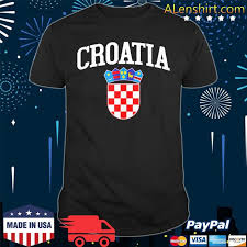 The red, white and blue are traditional croatian colors. Hrvatska Croatian Flag Croatia Croats Gift Shirt Hoodie Sweater Long Sleeve And Tank Top