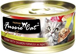 Fussie Cat Premium Tuna With Salmon Formula In Aspic Grain Free Canned Cat Food 2 82 Oz Case Of 24