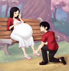 SaburoX - Professional, Artist | DeviantArt | Anime pregnant, Anime family,  Big pregnant