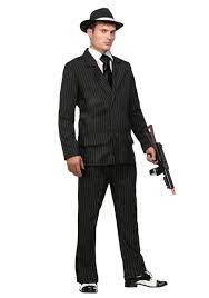 deluxe pin stripe gangster suit