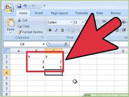 How To Calculate Slope In Excel 9 Steps With Pictures