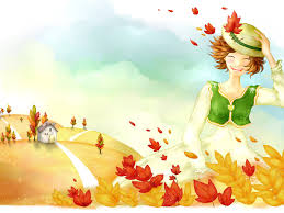  rajz, lány, őszi, fák, levelek, eső, ház 1600x1200 -  CoolWallpapers - 665472 - Ingyenes háttérképek - WallHere