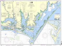 Noaa Nautical Chart 11545 Beaufort Inlet And Part Of Core Sound Lookout Bight