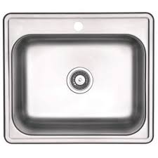 Dimensions are 23 x 25 new at home depot is $170. Wessan Wessan Drop In 12 Deep Stainless Steel Laundry Sink Jr623d121 Home Depot Canada Laundry Sink Stainless Steel Utility Sink Home Depot Canada