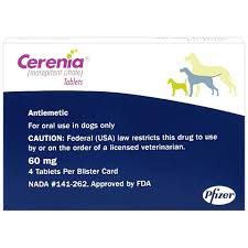Cerenia Tabs 60 Mg 4 Ct