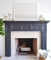 The Fireplace Paint Color Is Benjamin