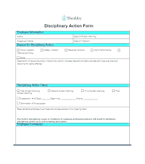 Lovely Employee Write Up Form Disciplinary Action Template