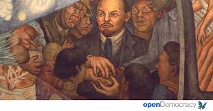 Image result for images of  PAINTING OF LENIN WITH THE MASSES