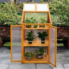 3 Tier Wood Wooden Cold Frame